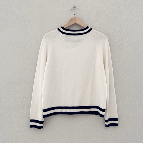 Alice + Olivia Albina LOVE Sweater RARE HTF Pullover Crew Wool Classic Novelty S - Picture 6 of 15